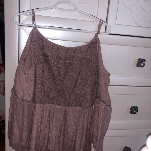 Purple boho style dusty rose romper SIZE MEDIUM - Picture 5 of 5